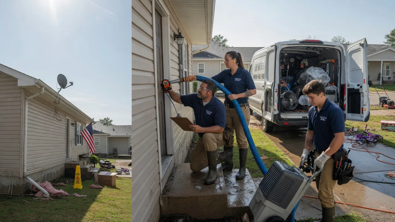 Ceiling Water Damage Restoration in Adrian, TX near me